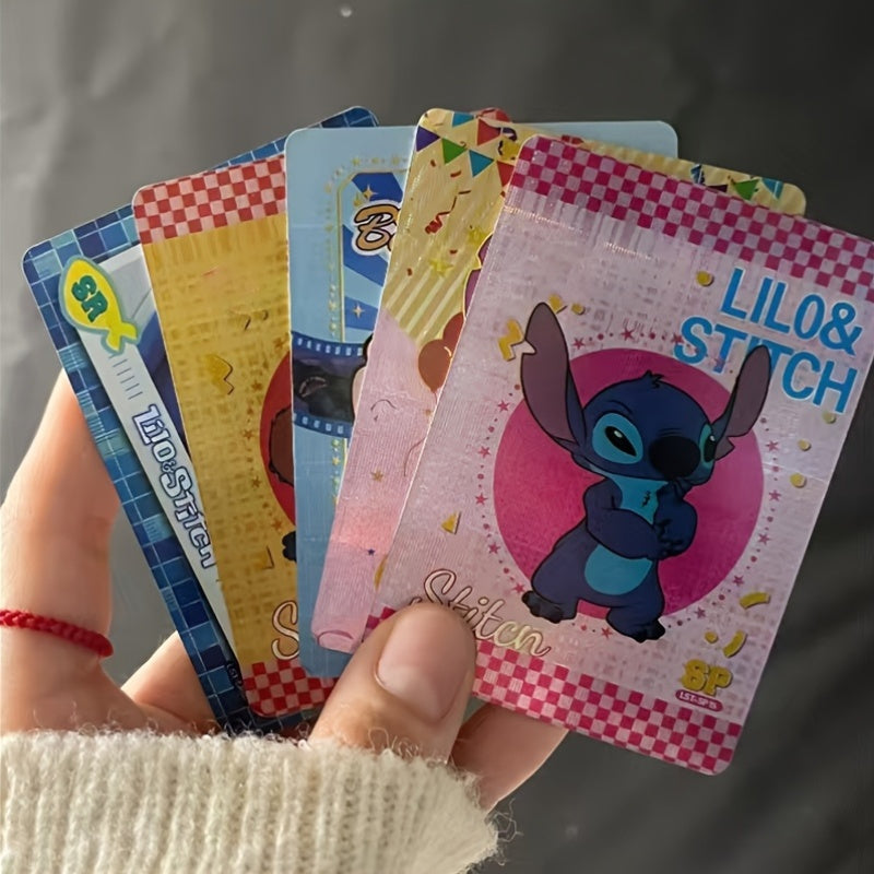 2\u002F10\u002F20\u002F32 cartes à collectionner Disney Stitch, cartes rares et colorées pour collectionneurs et fans