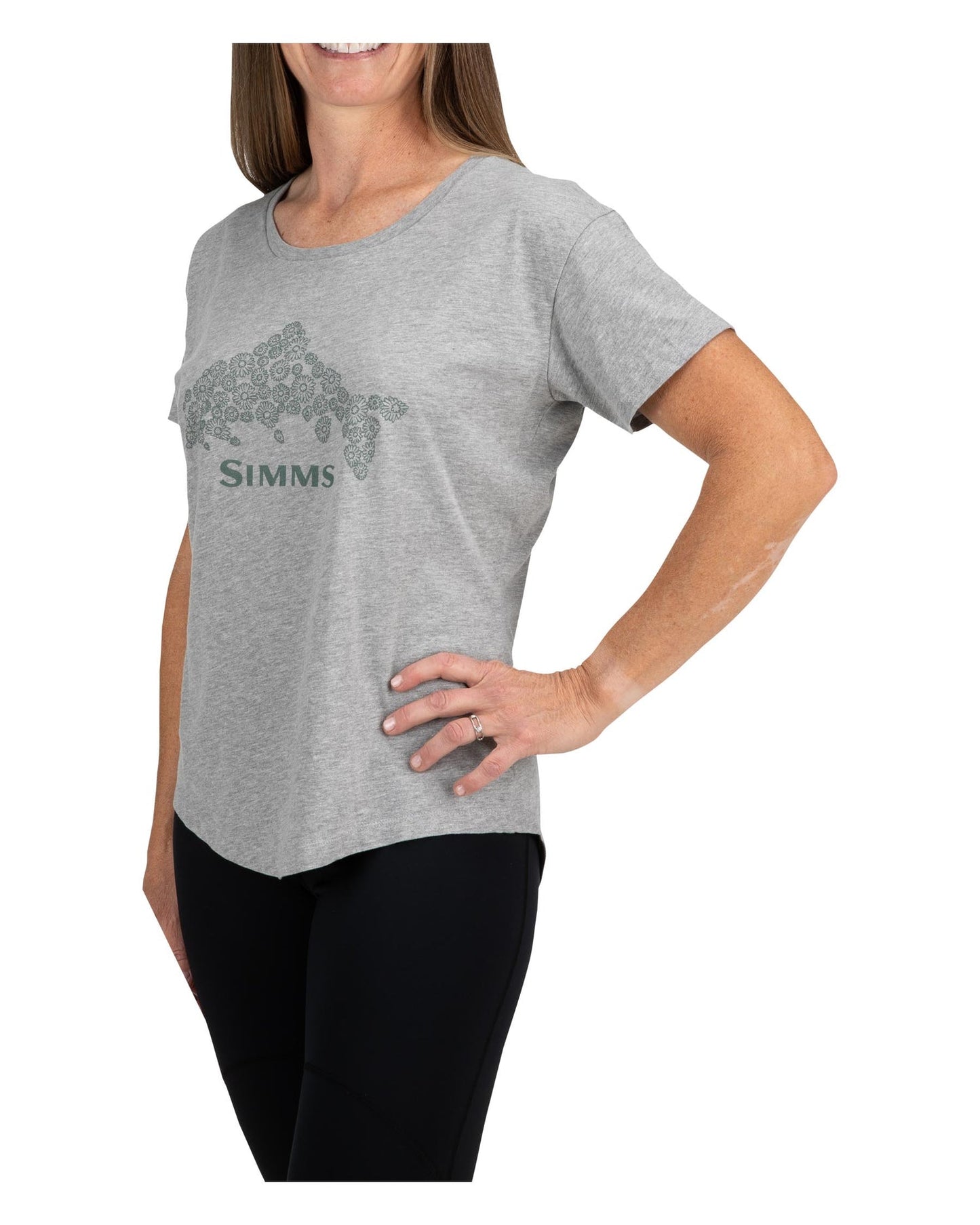 W's Floral Trout T-Shirt