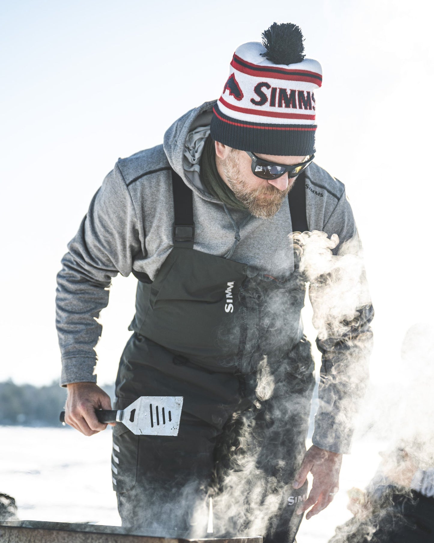 Tip-Up Pom Beanie