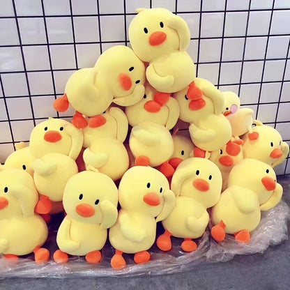 Canard en peluche jaune mignon, cadeau de poupée