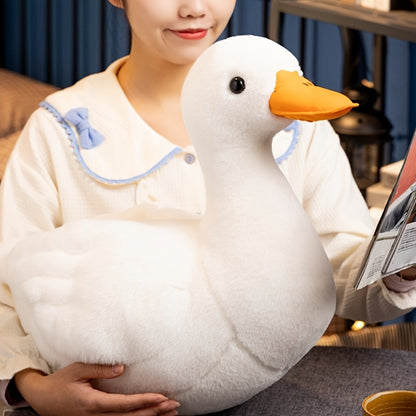 Adorable poupée canardon 11.81 pouces - Animal en peluche doux en polyester, couleurs mélangées vibrantes, idéal pour les cadeaux d'anniversaire, compagnon de jeu sur le thème de l'anime, jouet réconfortant pour les jeunes, décoration canardon