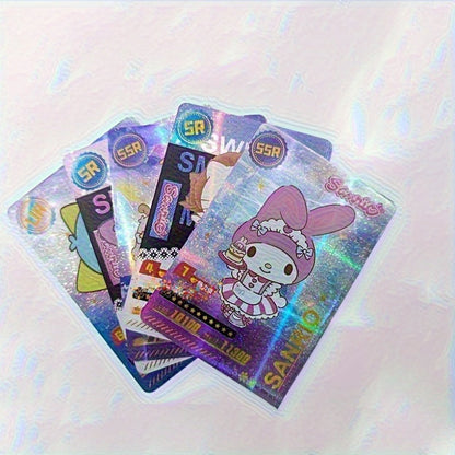 1 Boîte (32 Paquets) de Cartes Série Sanrio - Hello Kitty, My Melody, Kuromi & Plus - Collection de Cartes à Échanger Premium pour Collecteurs et Cadeaux, Petits Présents Idéaux