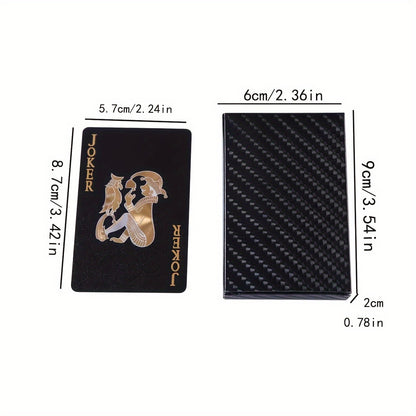 Matériel PVC imperméable de haute qualité, adapté aux amateurs de jeux de société et de fêtes. Jeu de cartes flexible avec boîte, utilisé pour les fêtes de fin d'année et les cadeaux pour les amis et la famille pendant les festivals.