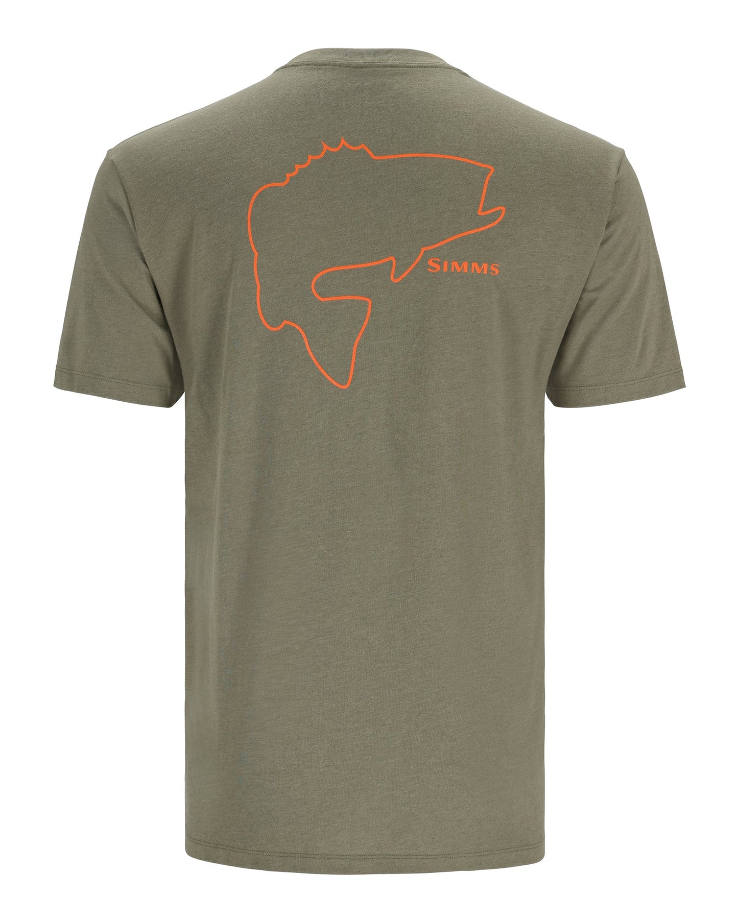 M's Bass Outline T-Shirt