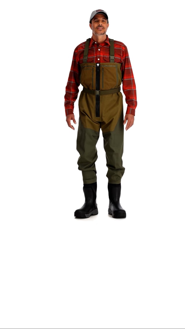 M's Freestone Z Bootfoot Waders - Rubber Sole