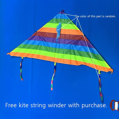 Ballon Arc-en-ciel pour Plaisir en Plein Air - Polyester Durable, Ligne Colorée de 1968.5 pouces, Parfait pour la Plage, le Parc & Activités de Liaison Familiale, Activités Familiales | Ballon Coloré | Ballon à Longue Ligne, Grand Ballon