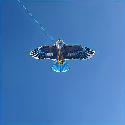 Cerf-volant aigle extra large avec poignée et ficelle - Adapté aux débutants, parfait pour jouer à la plage et au parc, idéal pour Halloween, Thanksgiving, Noël en famille - Matériau polyester, plusieurs couleurs