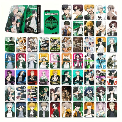 Ensemble de 92 Cartes de Jeu Anime, Cartes Postales Lomo Recto-Verso, Marque-pages Collectibles Multicolores, Design de Personnages de Dessins Animés et Anime pour Amateurs de Jeux et d'Anime